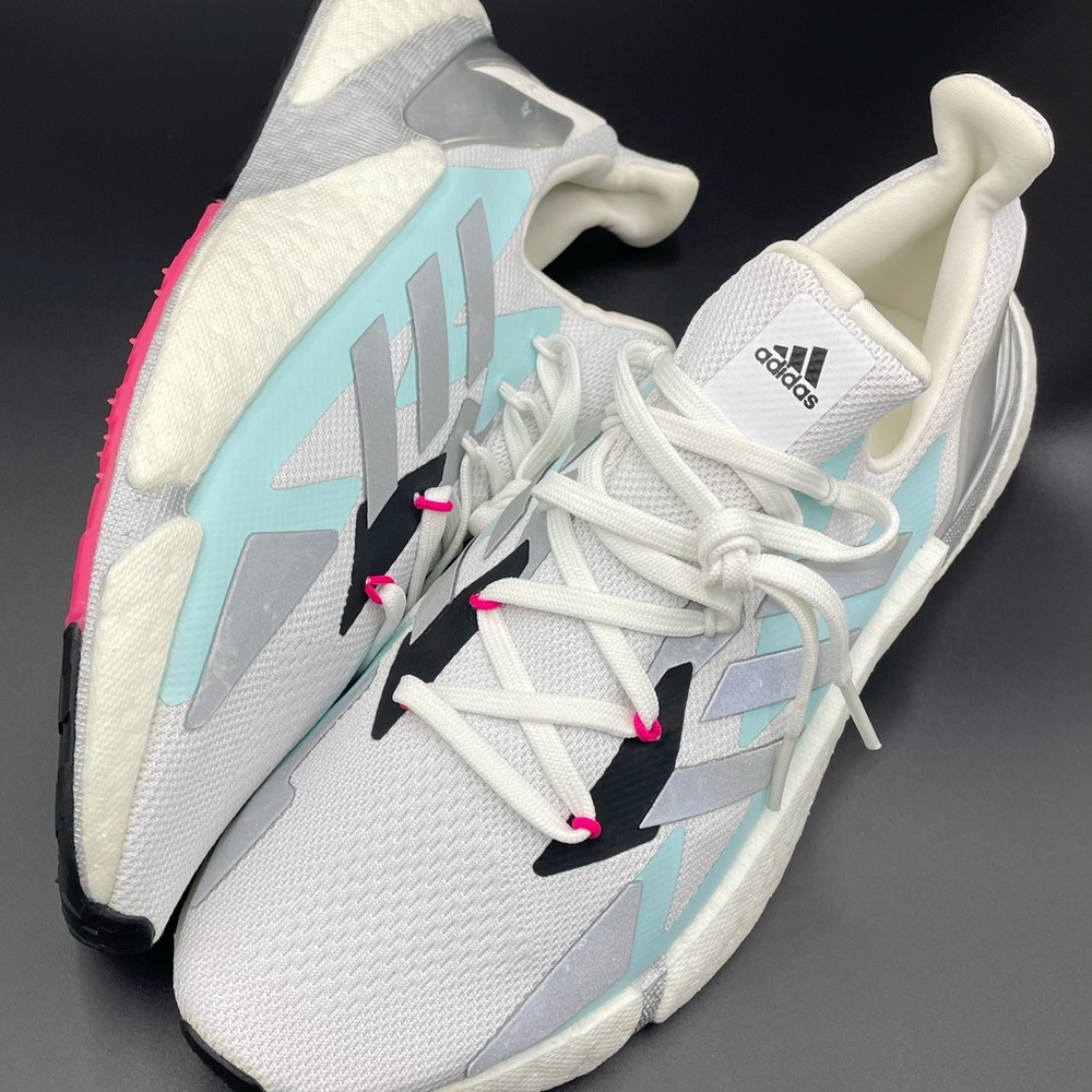 Adidas X9000L4 Women's White and Gray Sneakers